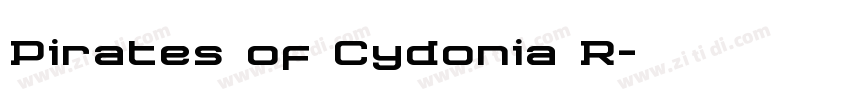 Pirates of Cydonia R字体转换